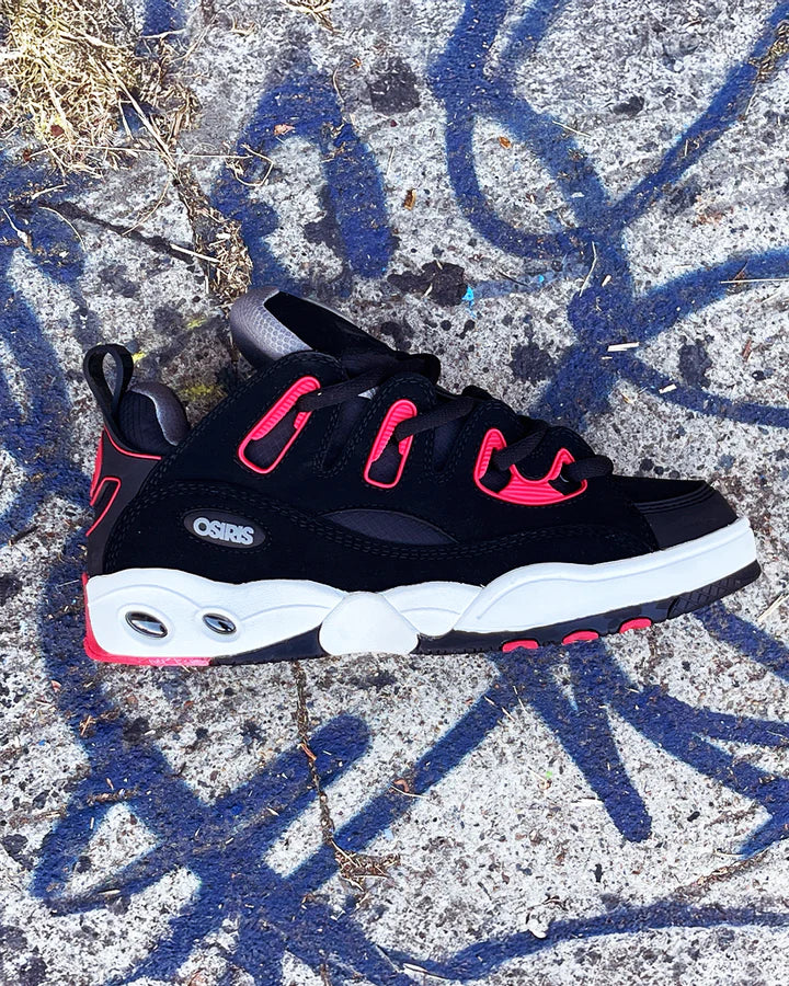 OSIRIS D3 E BLACK/CHARCOAL/RED